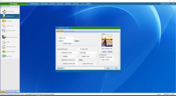 Two Doors Access Controller